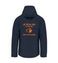 Veste softshell homme "Je Peux Pas J'ai Balade Happy Dog Wavre"